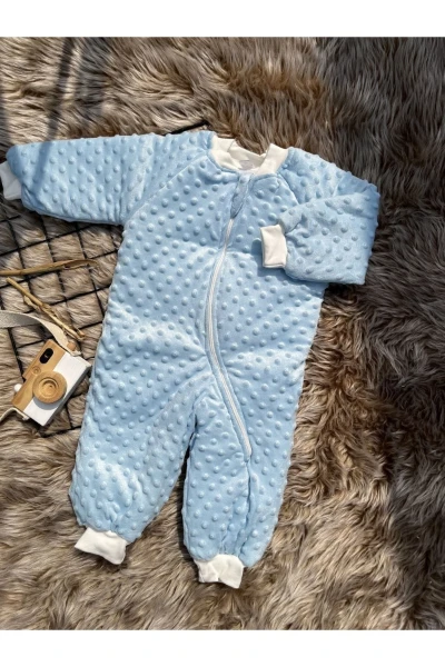 Unisex Nohut Bebek/çocuk Uyku Tulumu - MAVİ