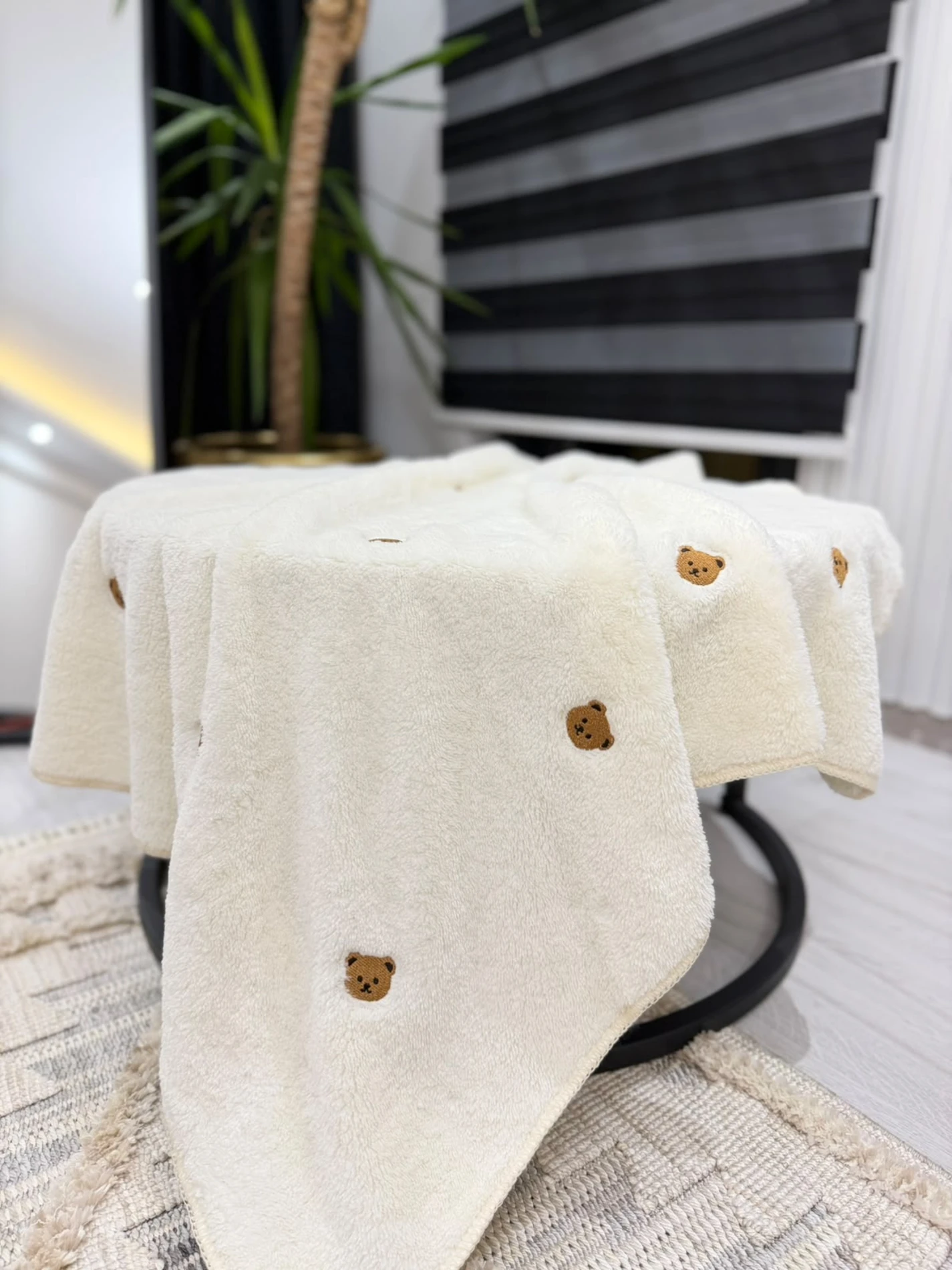 NAKIŞLI WELSOFT 90*100 CM BEBEK BATTANİYESİ - KAHVERENGİ
